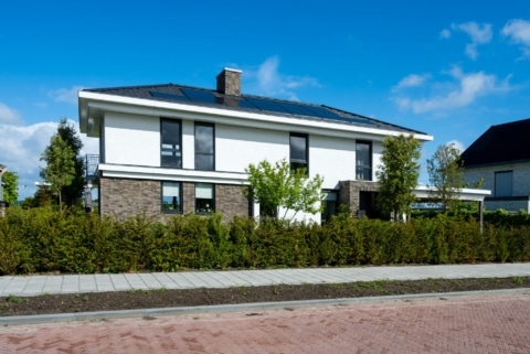 Moderne villa in Frank Lloyd Wright stijl te Rijnsburg