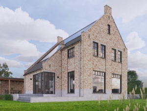 Split level woning schetsen