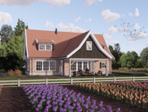 Boerderij schetsen
